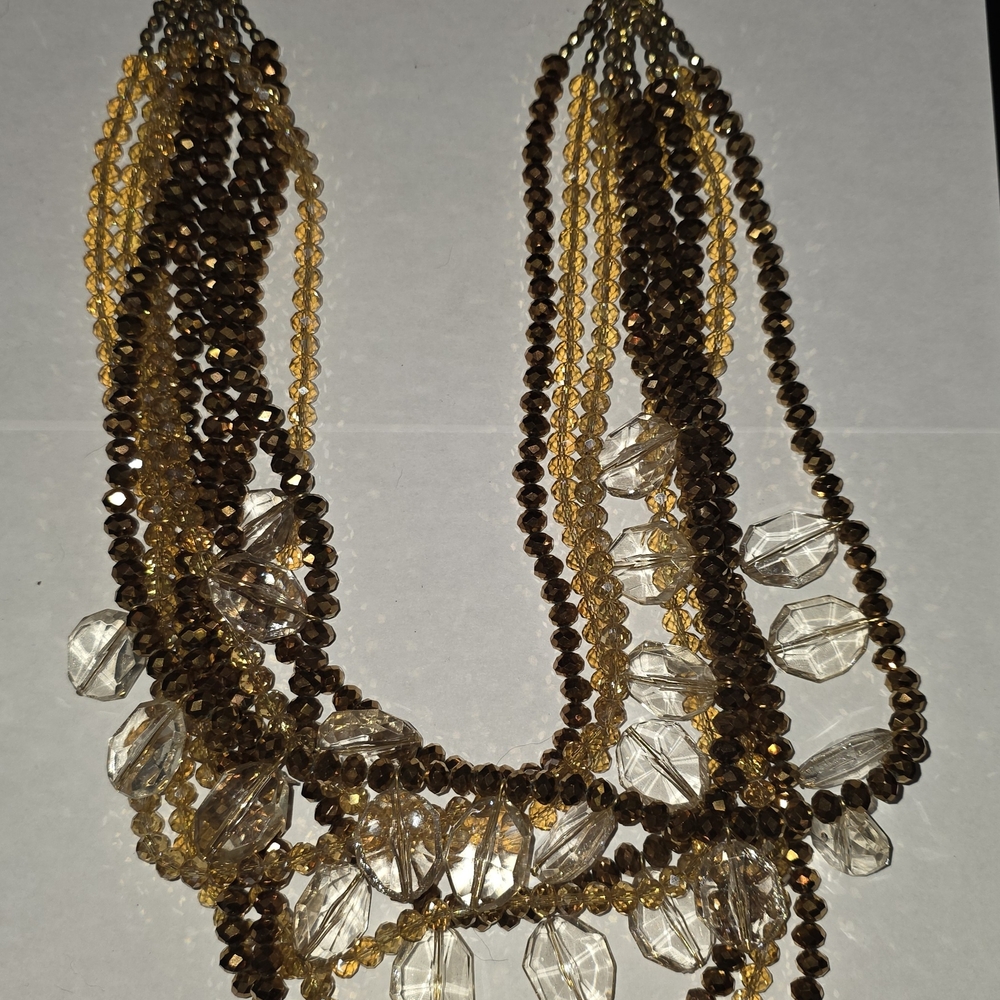 Multi-Strand Gold VINTAGE MALIA SASSY JONES Necklace